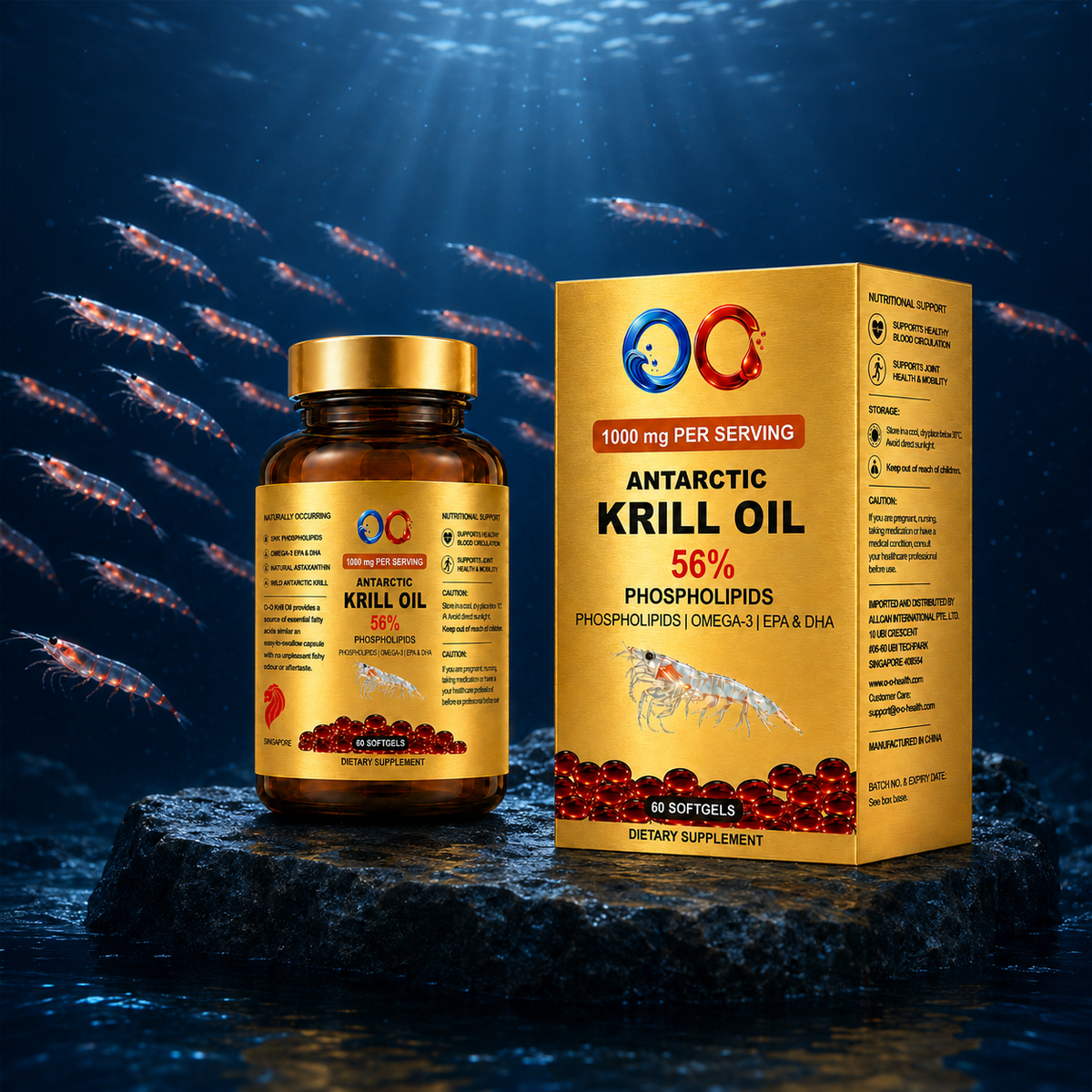 O-O Premium Antarctic Krill Oil